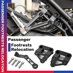 Motorcycle FZ09 FZ-09 FZ 09 XSR900 XSR 900 Passenger Pedal Adjustment Footrests Relocation For YAMAHA MT09 MT-09 MT 09 2014-2021