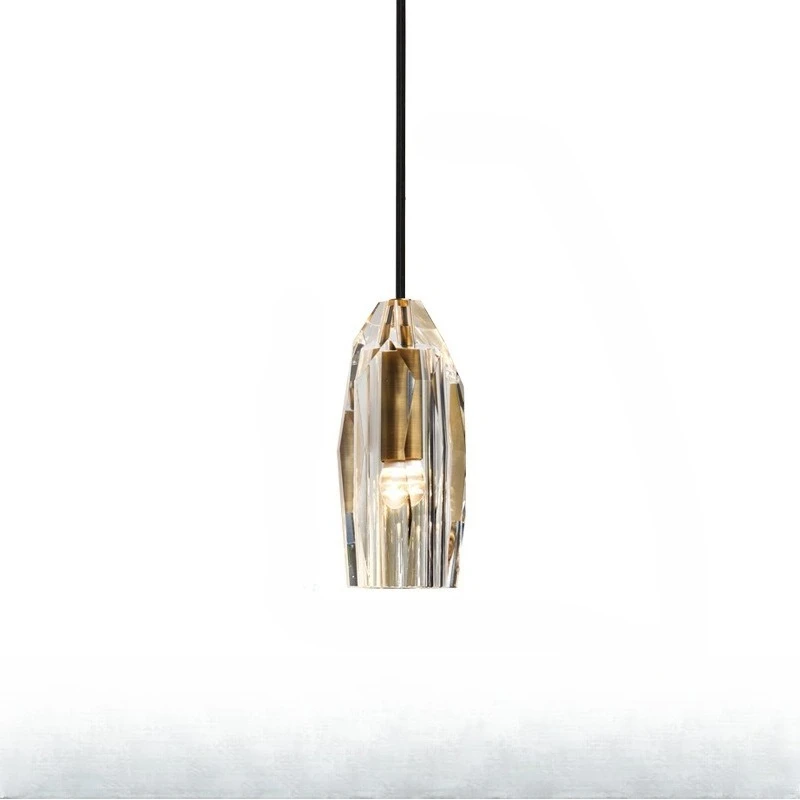 

Light luxury post-modern minimalist crystal chandelier living room bar bedroom bedside table decoration single chandelier
