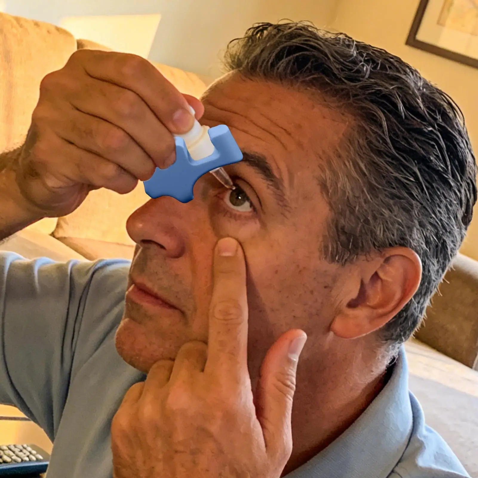 Silicone Silicone Eye Drop Guide, Reusable Precise Eyedropper Assist Dispenser, Ergonomic Single-Handed Eye Drop Tool for Elderly Senior - Aliexpress Deal