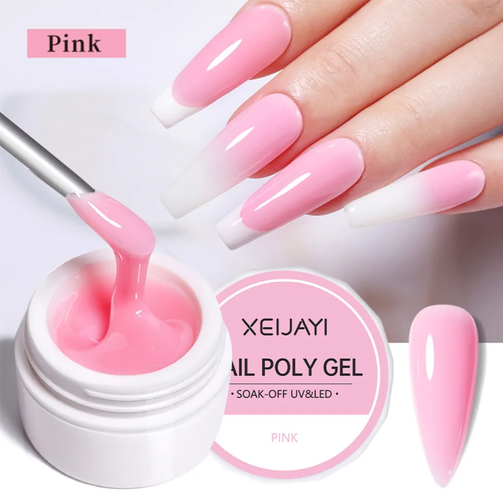 

Fashion 15ml Extension Nail Gel Self Leveling Finger Nails Hard Gel Construction Gel Soak Off UV Gel Nail Salons