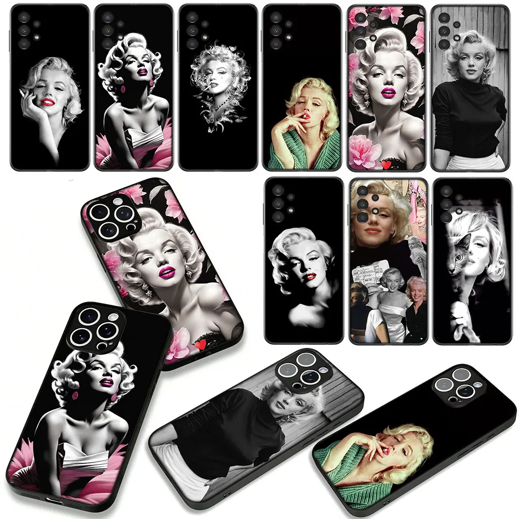 Чехол для телефона M-Marilyns M-Monroes Xiaomi Redmi Note 11 9 8 7 10 Pro 14C 7A 9A 9T 10A 10C 11A 9C NFC Мягкий Фото №5