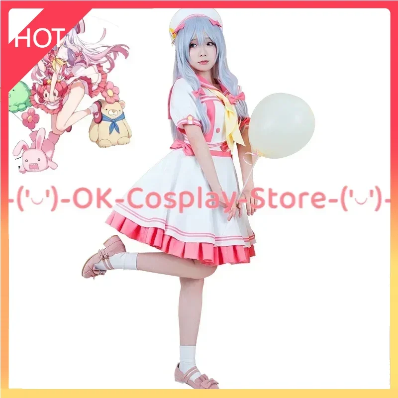 Anime Eromanga Sensei Izumi Sagiri Cosplay Costume Women Cute Dress with Hat Halloween Carnival Uniforms Custom Made