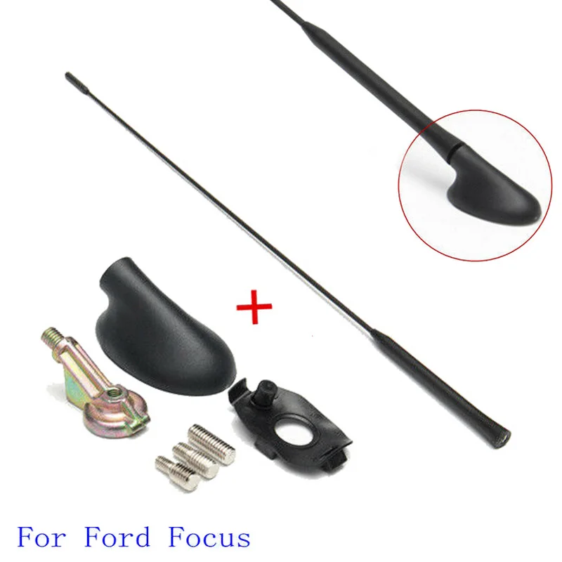 Replace AM / FM Roof Antenna Mast + Base Kit For Ford Focus AM/FM Antenna Aerial Mast OEM Replacement 2000-2007 XS8Z18919AA