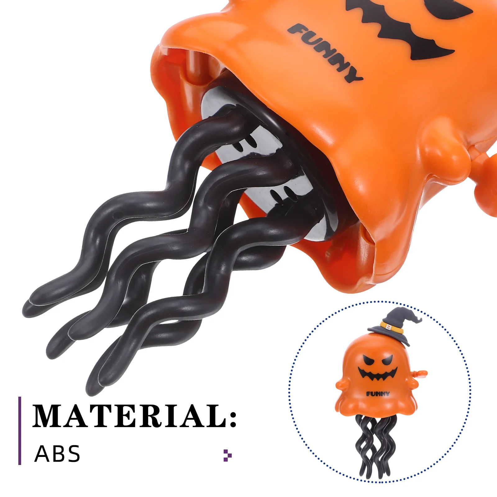 Halloween Wind-Up Tanzen Octopus Kürbis Kopf Interaktive Krabbeln Geist Moving Sea Animal Figur Party Geschenk Moving Octopus Spielzeug