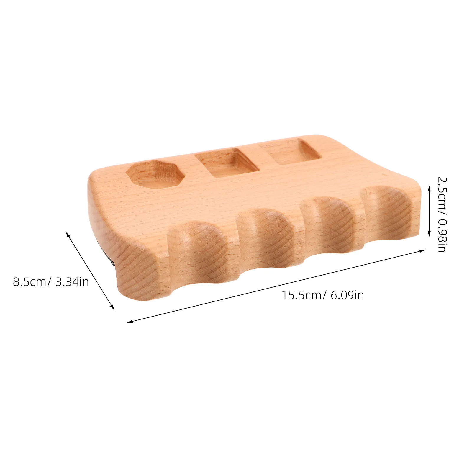 4-Cue Solid Wood Pool Cue Rack Portable Weighted Claw Holder Pool Stick Organizer Billiard Table Accessories Cue Stick Holder