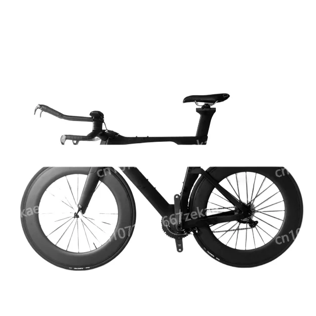 دراجة الترياتلون من ألياف الكربون إطار دراجة الطريق Di2 إطار من ألياف الكربون دراجة TT