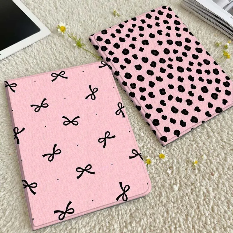 

Cartoon Bowknot Pink Pattern Gift Tablet Case For Xiaomi Redmi Mini Pad SE K 2 4 5 6 7 8 2023 2025 11 8.8 11.2 10.1 Pro
