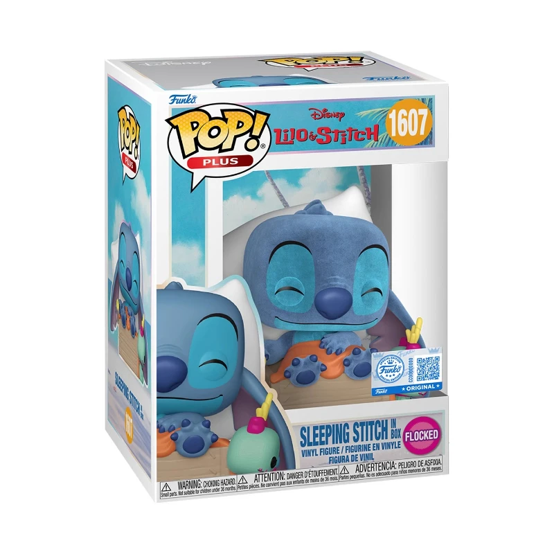 FUNKO POP《Disney Lilo & Stitch Sleepy Pod Stitch (Fluffy)》Anime Action Desktop Decoration Ornament Model Toys Collectible Model - Image 6