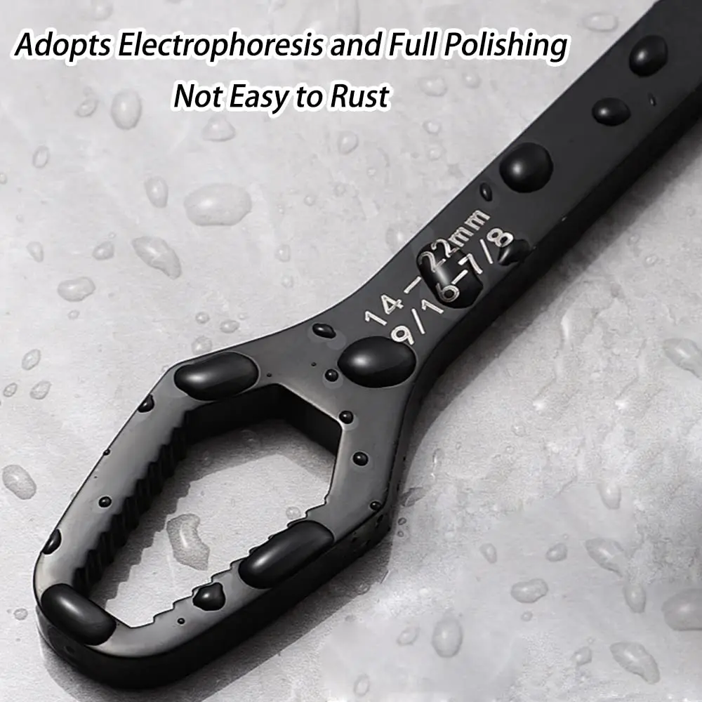 Car Universal Torx Wrench 8-22mm Adjustable Self-tightening Wrench Board Double-head Torx Spanner Torx Spanner Hand Tools New