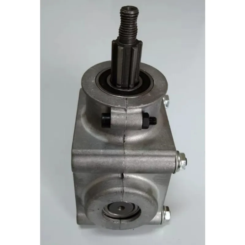 1:1 Right Angle Aluminum Gearbox 90 Degree Bevel Drive Box 1:1.25 Reduction for Industrial Angle Power Transmission Spare Part