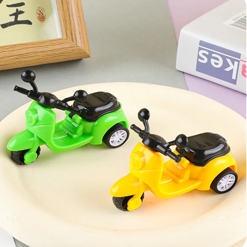 Mini Cute Kids Balance Car -Wheeled Baby Sliding Scooter Simulation Ornament Creative Assembly Children's Toy Gift