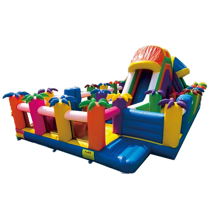 

Inflatable Trampoline For Playground Outdoor Square Stall Inflatable Castle Children's Castle Inflatable Castle