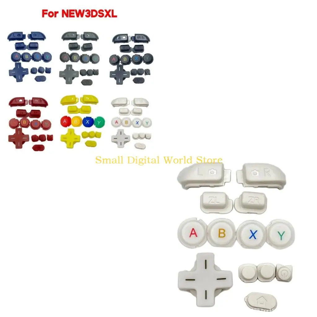 

77UB A B X Y L R ZR D Набор кнопок питания PAD для нового хоста 3DSXL 3DSLL, полный комплект