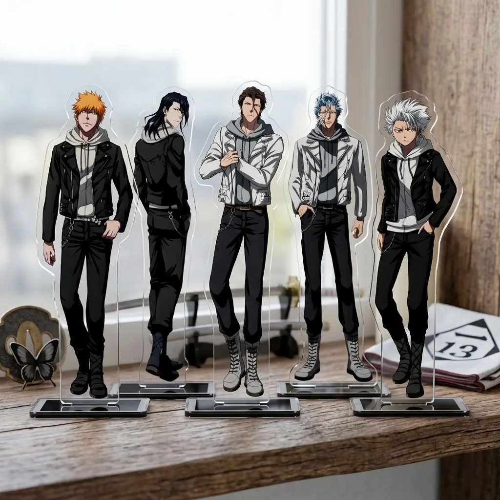 BLEACH Cute Acrylic Stand Keychain Desk Decor Fans Birthday Gift Hot Yofukashi no Uta Anime Merch