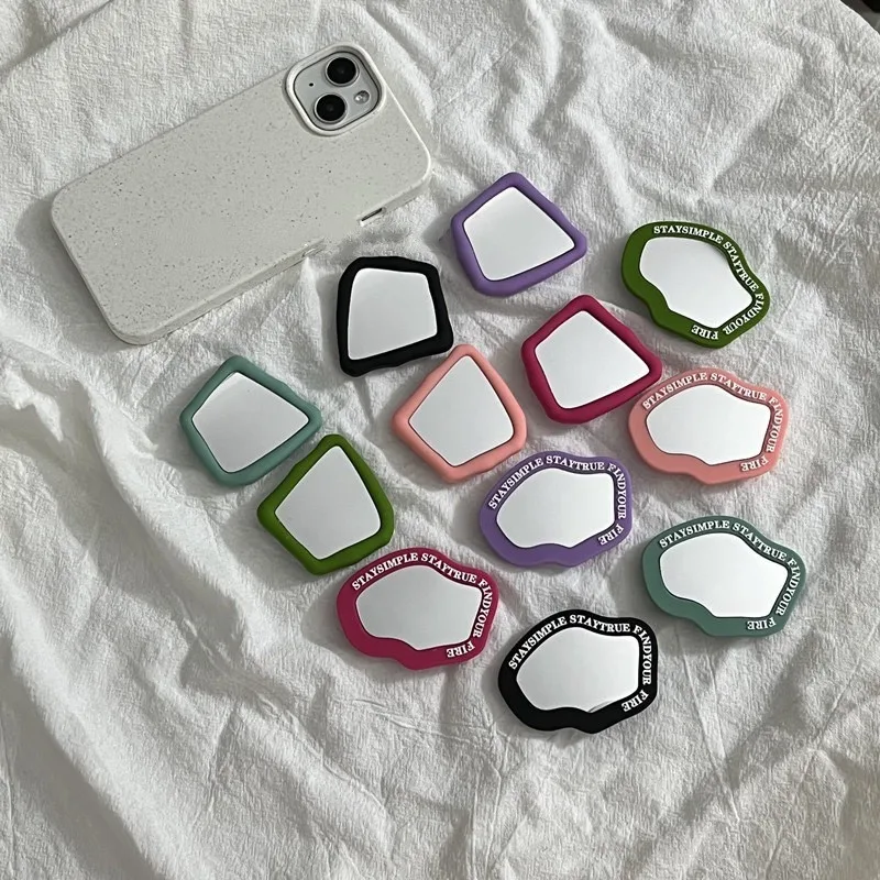 

Косметическое зеркало-держатель для телефона, подставка для телефона в стиле INS, держатель для пальцев, складной держатель, кольцо-держатель с воздушной подушкой, подставка для телефона Tok Support