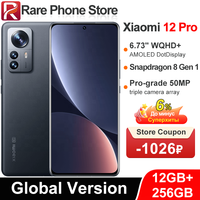 Global Version Xiaomi 12 Pro 12GB+256GB Snapdragon 8 Gen 1 50MP+32MP Camera 6.73\
