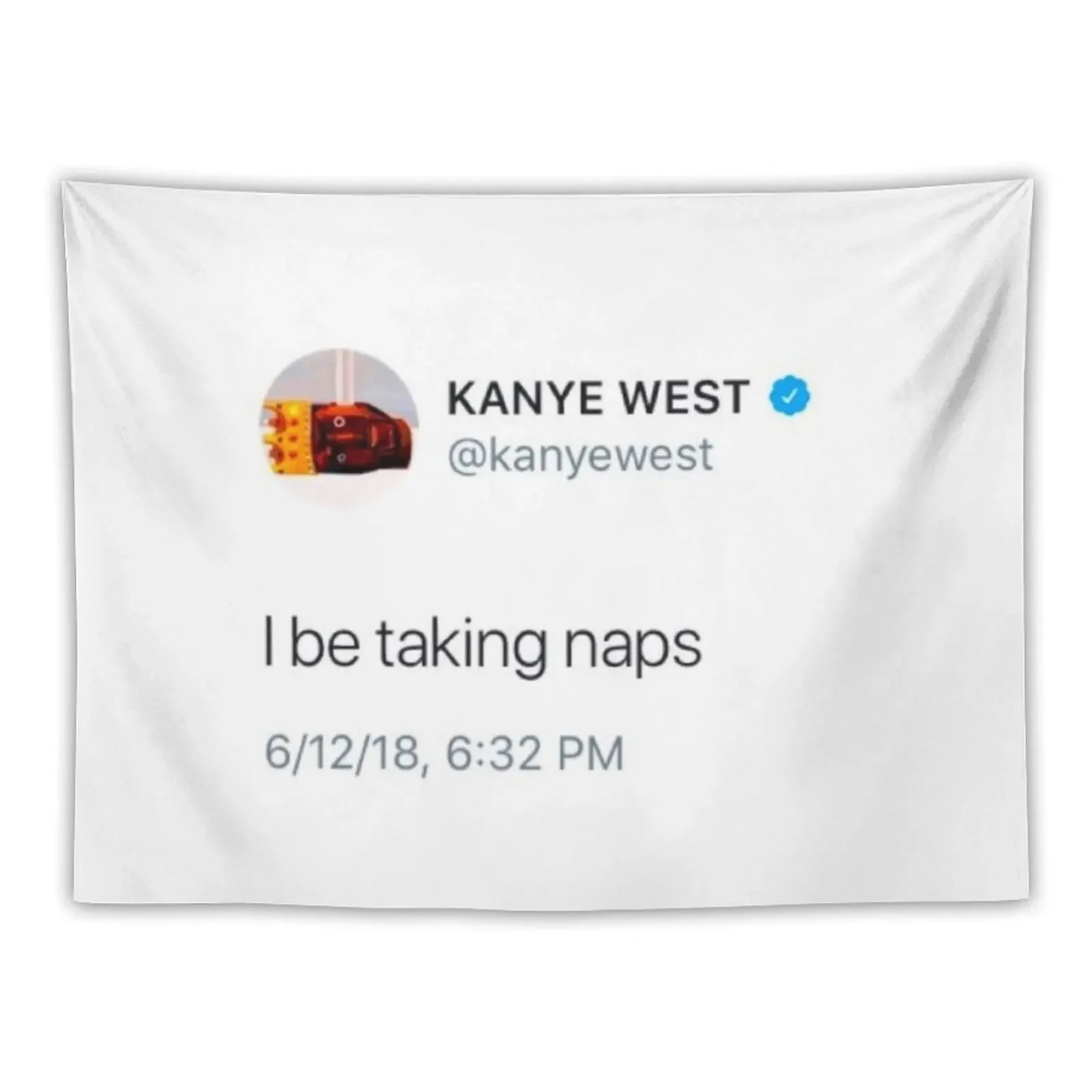 I b taking naps, Tweet, Twitter, Funny, humor, comedy, Tapestry Room Aesthetic Home Decorations Tapestry