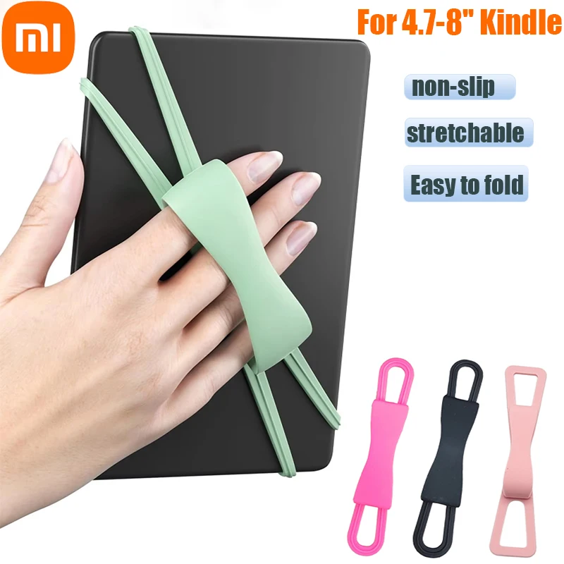 

Держатель Xiaomi для Kindle, подставка для чтения, планшета 4,7-8 дюймов, подставка для планшета, ремешок для чтения, силиконовый ремешок для рук для аксессуаров Kindle