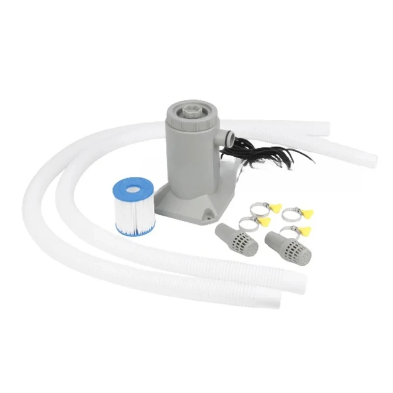 120V 75W Cartridge Filter Pump for above Ground Pools - 250L/H Low Water Filter Sewage Pump with Improved Filtration Flow Rate