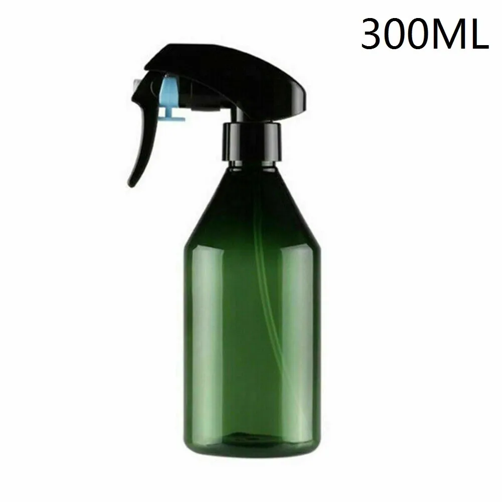 Leak proof Buckle PET Bottle Body Threaded Mouth 300ml Plastic Water Spray Bottle for Garden Cleaning and More