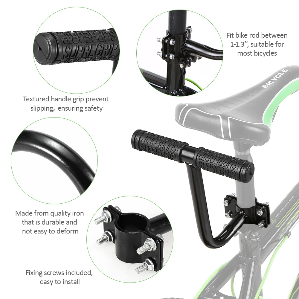 Fahrrad hinten Sattel Fahrrad Rücksitz matte Kind hinten montiert pu Leder weich bequem bequem Kissen MTB Reiten Universal Zubehör – Detail 9
