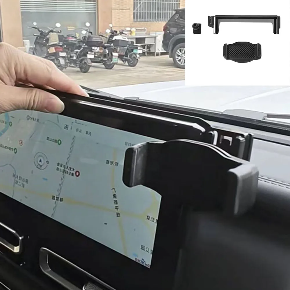 

Car Central Control Navigation Phone Stand For BAIC 212 T01 2024 2025 2026 Multifunctional Interior Bracket
