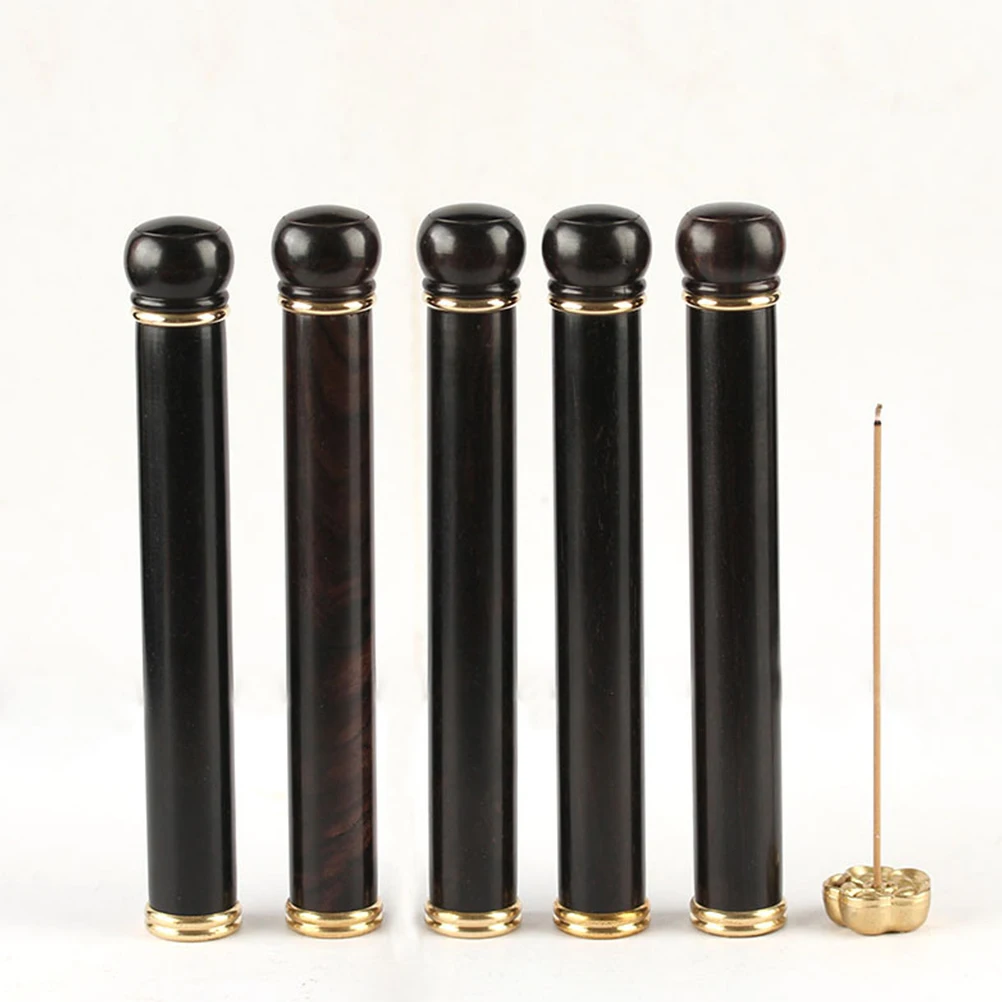 

Incense Stick Holder Brass Portable Storage Container Home Aromatherapy Accessories Smooth Surface Long Term Use