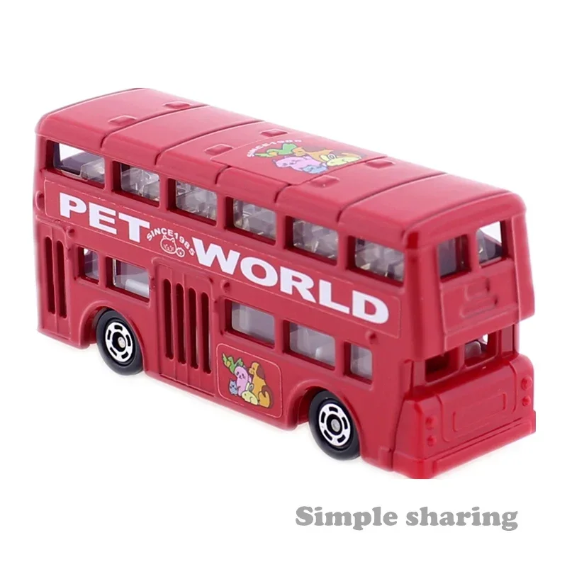 No.095 รถบัสลอนดอนแม่พิมพ์รถไดคาสต์ร้อนของเล่นเด็กชุดโมเดลตลกเด็กเครื่องประดับของสะสม