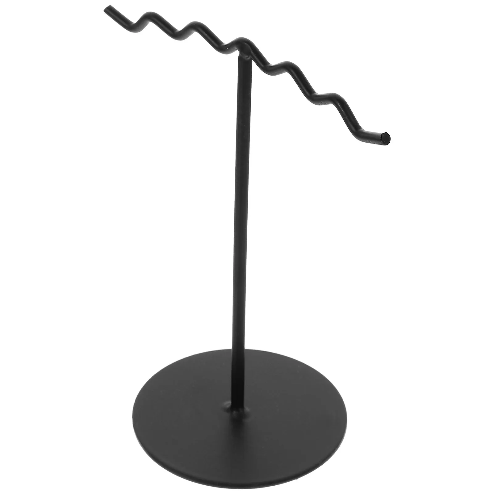 T Shape Metal Jewelry Stand for Earrings and Necklaces Display Jewelry Storage Rack Desktop Organizer for Home Shop Gallery Use