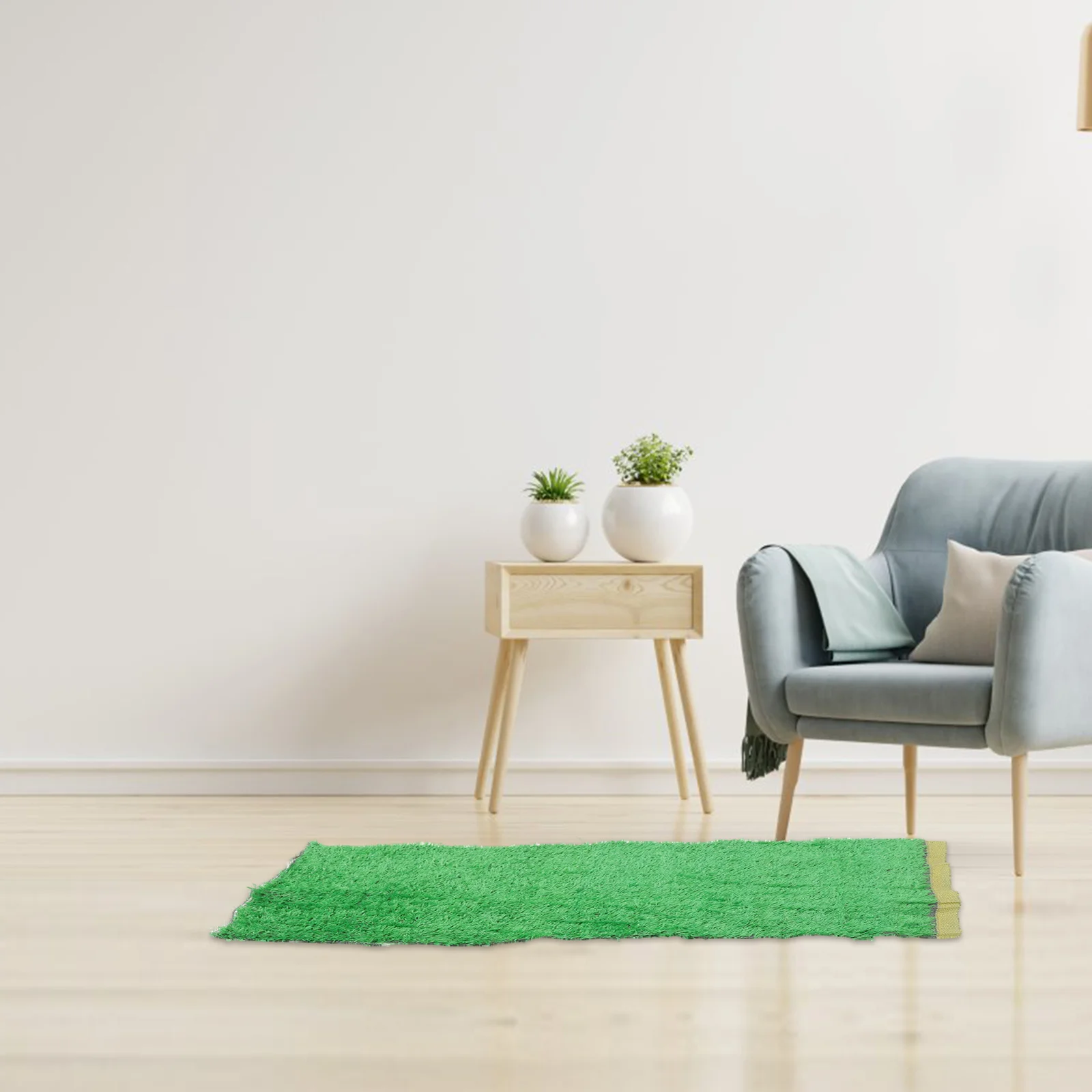 

Thickened Woven Base Artificial Grass Turf Sand Table Diy Landscape Decor Cuttable Plastic Lawn Mat Fake Turf For Micro