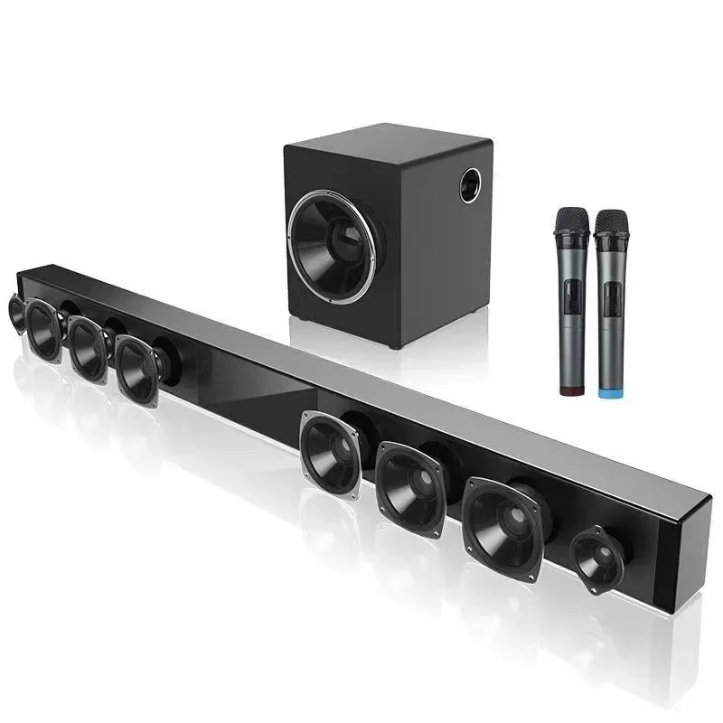 

High-power home TV echo wall singing soundbar, home theater sound bar, Bluetooth heavy low cannon