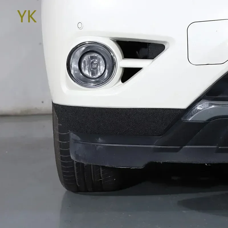 

For Nissan Pathfinder 2013-2018 PVC Black Car Front Rear Bumper Fog Lights Under Protector Film Trim Sticker Car Accessories