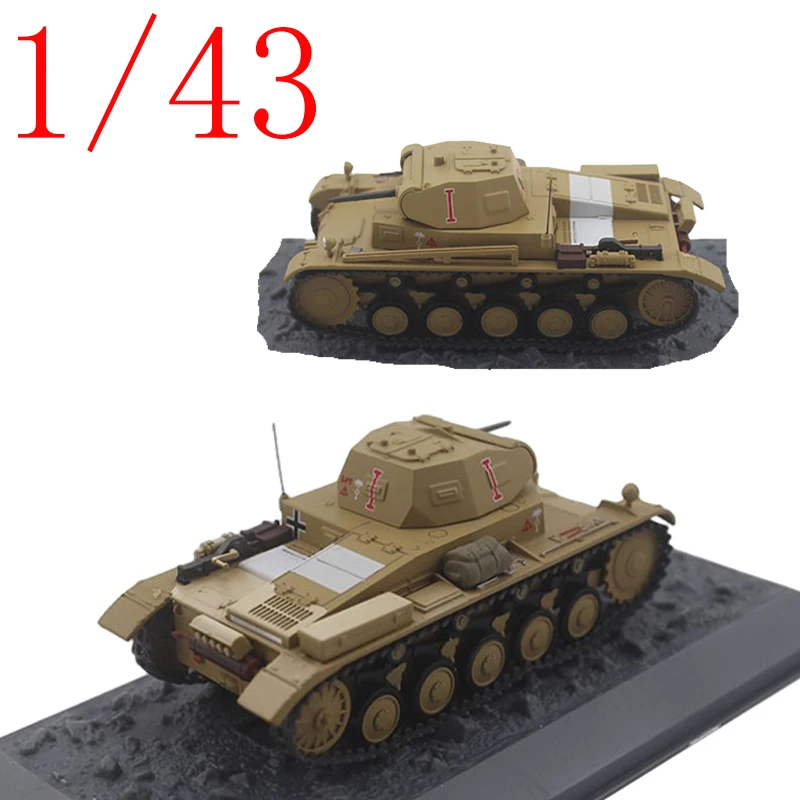 

Литой под давлением масштаб 1/43, Pz.Kpfw.II Ausf.C, итальянский танк C Type X, модель военного автомобиля, игрушка из сплава, модель игрового транспортного средства, дисплей сцены