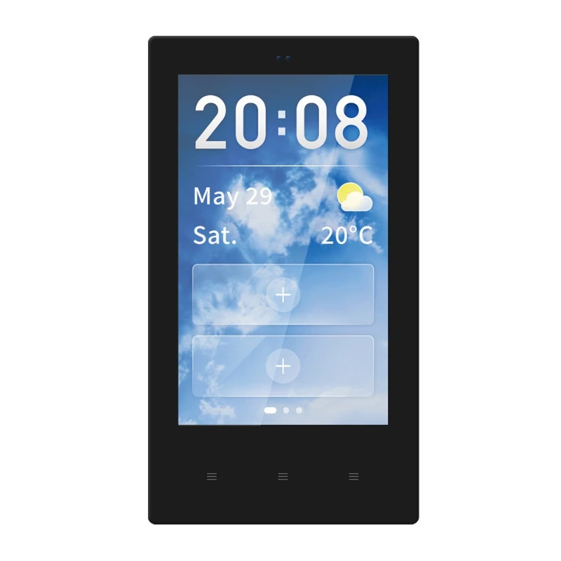 4 inch intelligent central control panel multi-function touch screen control panel ZigBee gateway light switch