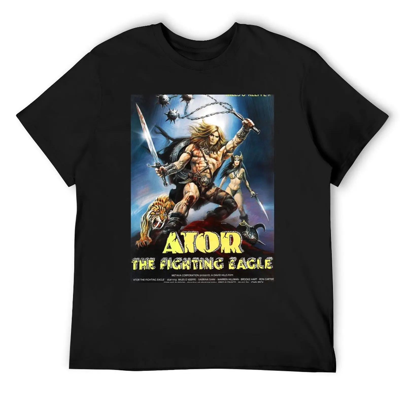 Ator The Fighting Eagle - Vintage Movie Poster T-Shirt