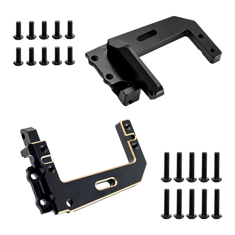 D257 Brass Steering Gear Base Bridge-Mounted Servo Base for VP H10 OPTIC Vanquish Phoenix Upgrade Parts