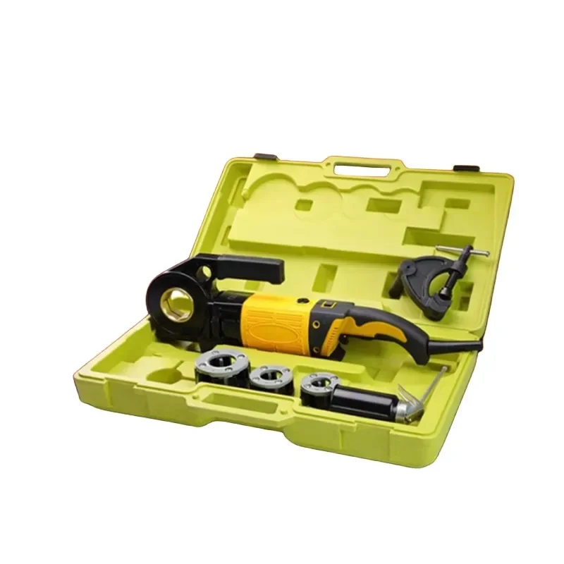 

Electric pipe threading machine, handheld lightweight pipe wrench for 1/4-inch to 2-inch water pipes and fire pipes