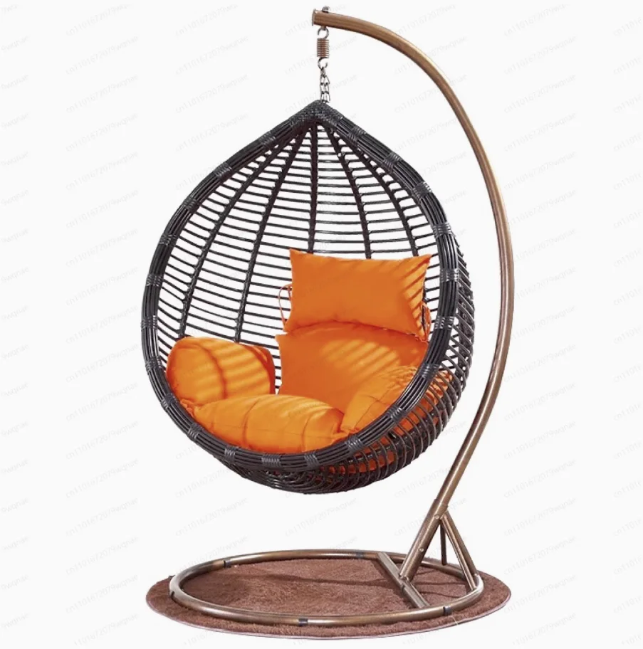 Waterproof Thickened Cushion for Hanging Swing – Removable & Washable Pad for Bird's Nest Rattan Chair