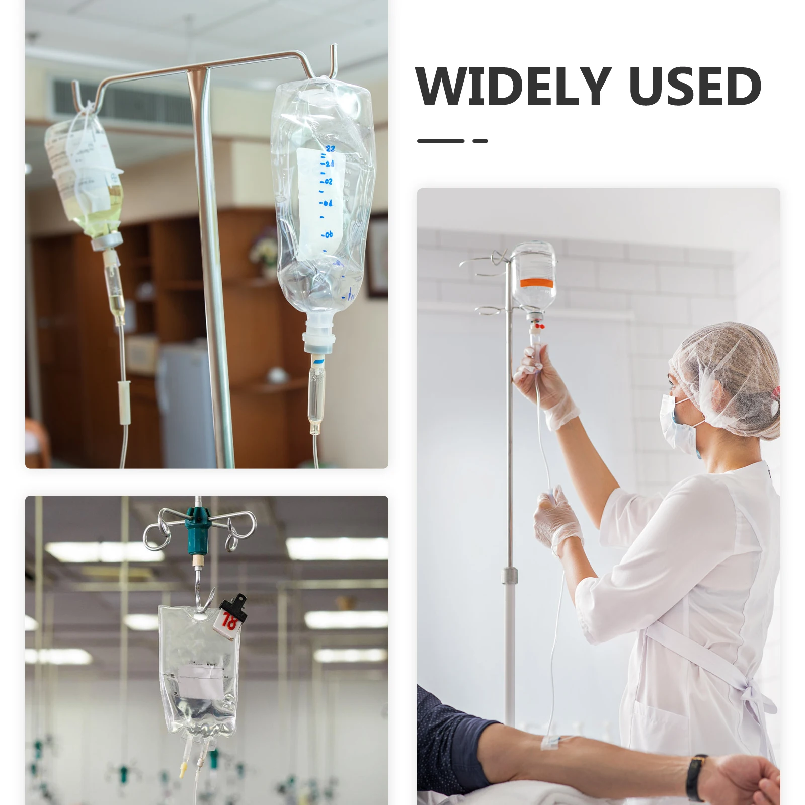 

Clinic Infusion Stand Hook Plastic Accessory Pole Iv Abs Drip Parts Rack Hanging Hook For Infusion Rack Hospital Health Care