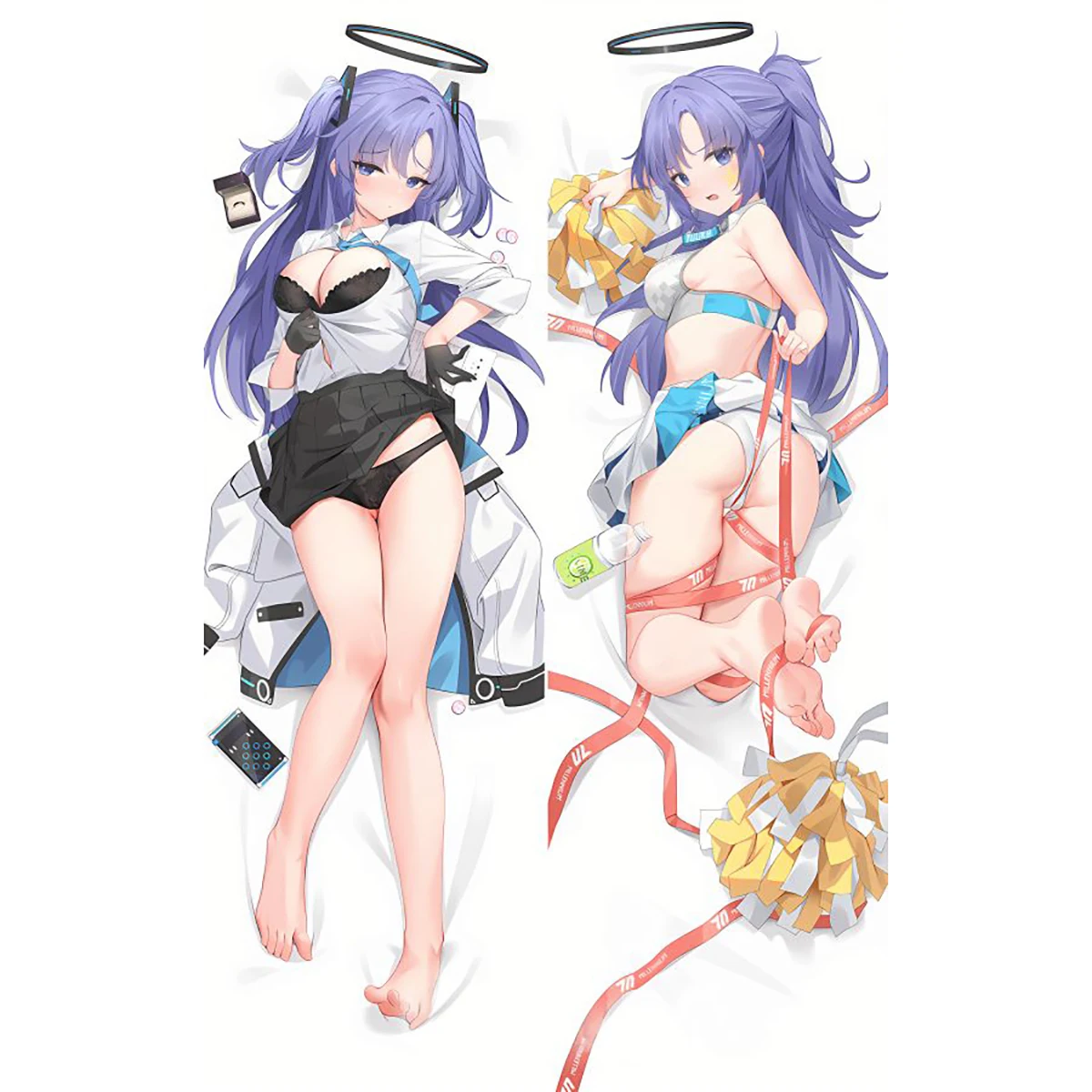 NEW Anime Otaku Cushion Cover Blue Archive Hayase Yuka Dakimakura Hing Body Pillow Case Cosplay Xmas Gifts