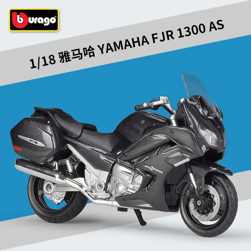 Bburago 1:18 Yamaha Fjr1300as Fjr 1300 As Heavy-duty Motorcycle Simulation Alloy Finished Model