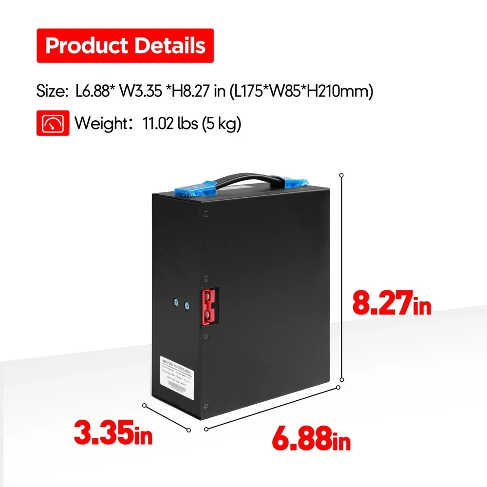 Universal 48V 10Ah LiFePO4 Lithium Battery for EPT44H EPT33H EPT40H PPT40H Hangcha CBD15-WS Electric Pallet Jack