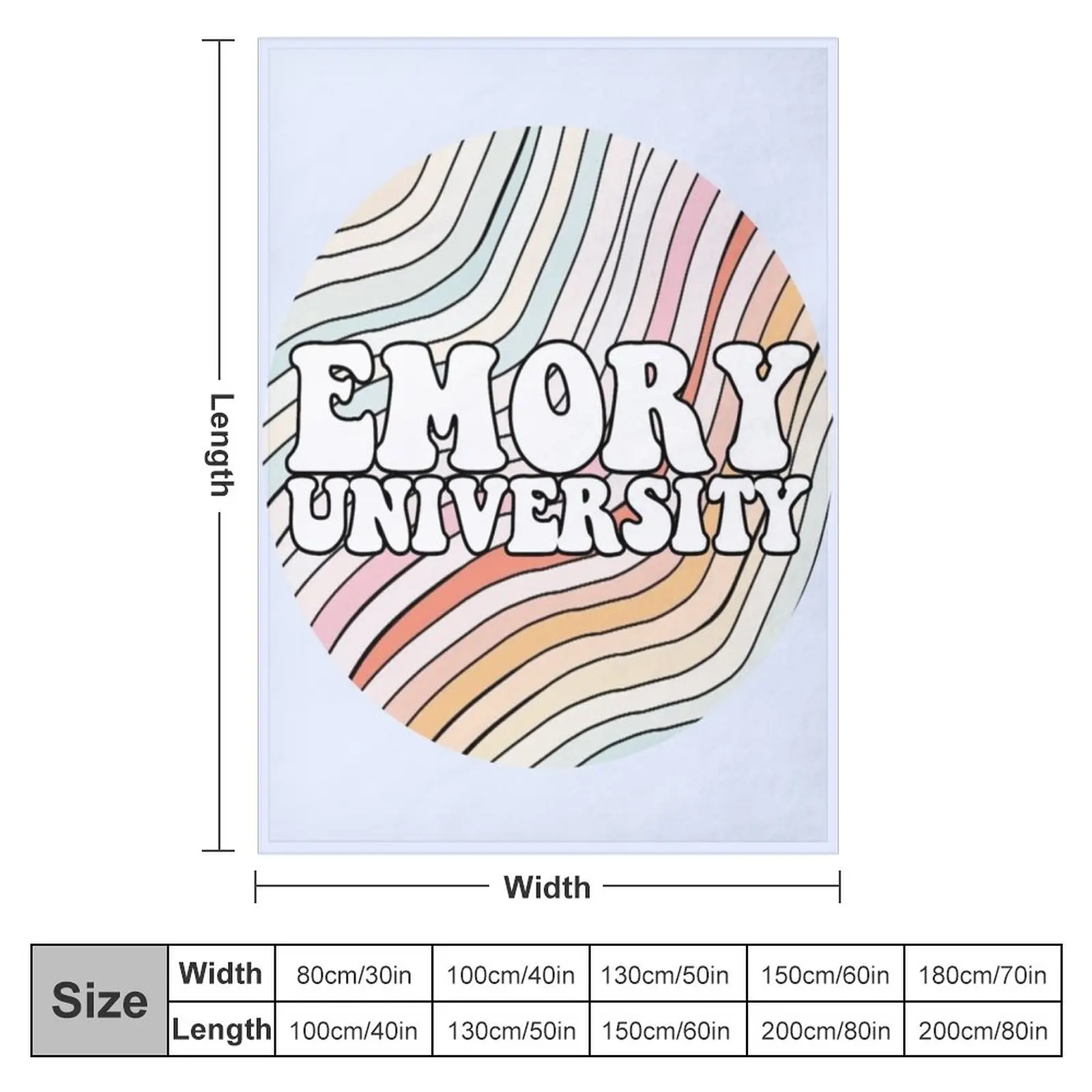 Emory Retro Throw Blanket Blanket For Baby Hair Blanket