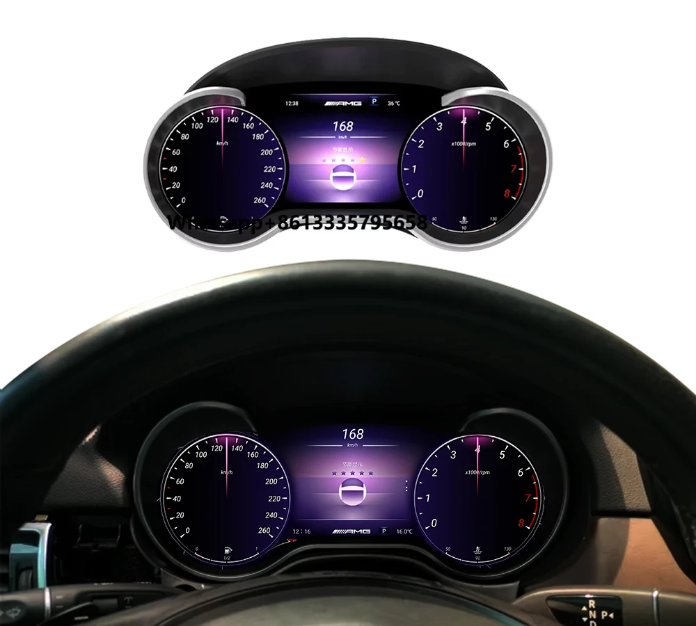 

Krando Car Digital Cluster Virtual Cockpit Speedometer Instrument for Mercedes benz R W251 LCD Dashboard Auto Meter