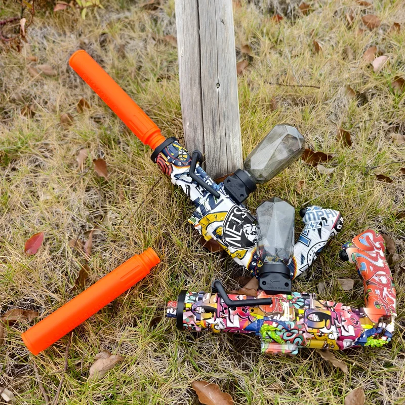 Gatling arma de brinquedo bola elétrica blaster pistola tiro esporte ao ar livre alta velocidade recarregável jogo interativo festas para adulto