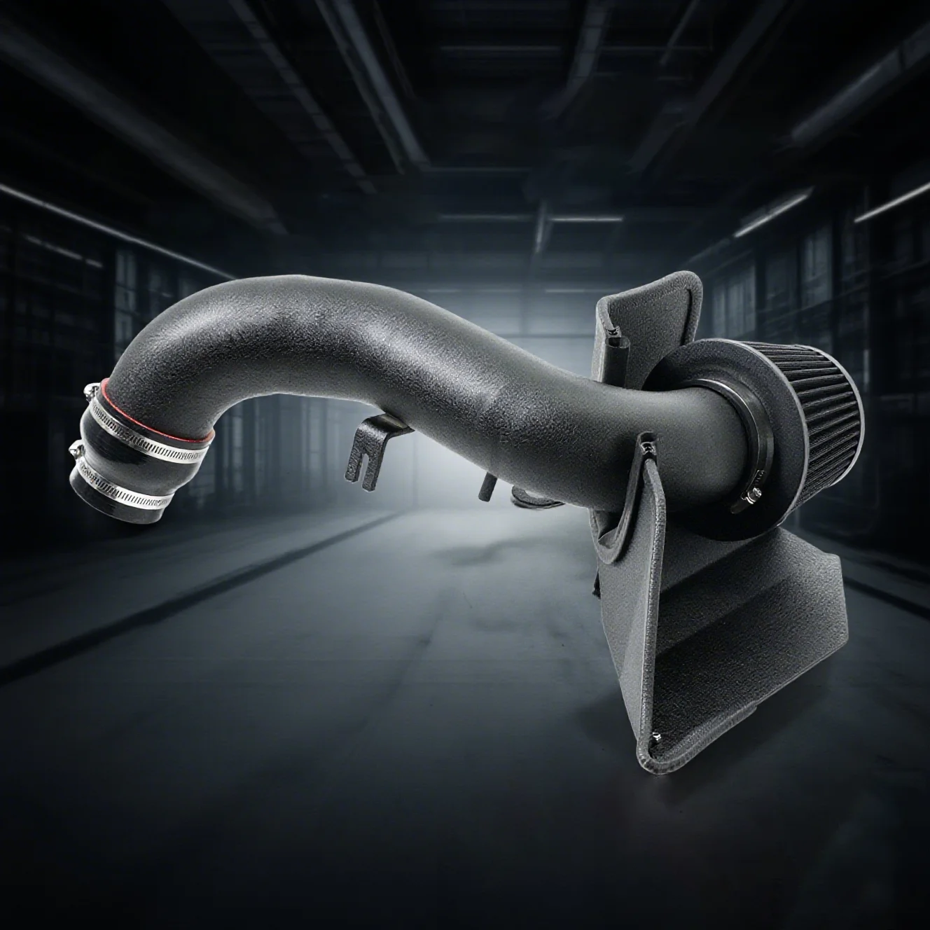 نظام سحب الهواء البارد لدرع الحرارة السوداء لسيارة السباق لسيارة VW Golf لمحركات Volkswagen GTI Volks Wagenwerk MK7 Passat 2.0T EA888