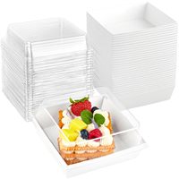 Disposable Tableware Cake Dessert Donut Box Biscuit Sandwich Food Container Wedding Birthday Party Supplies Holiday Decoration