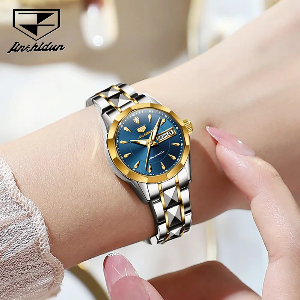 JSDUN Elegant Luxury Watch for Women Best Selling Fashion Automatic Mechanical Women\'s Wristwatch Original Trend Women Watches