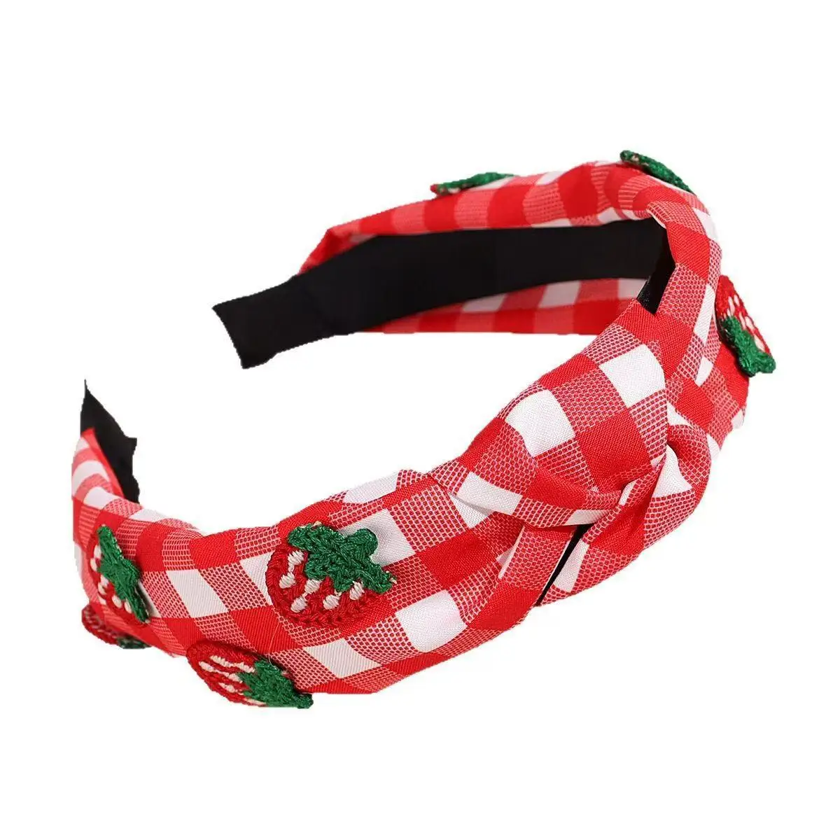 1 Uds. Aro para el pelo para mujer, a cuadros japoneses, fruta de dibujos animados, lindo Kawaii, dulce estilo Preppy, diademas JK, accesorios para el cabello de alta calidad