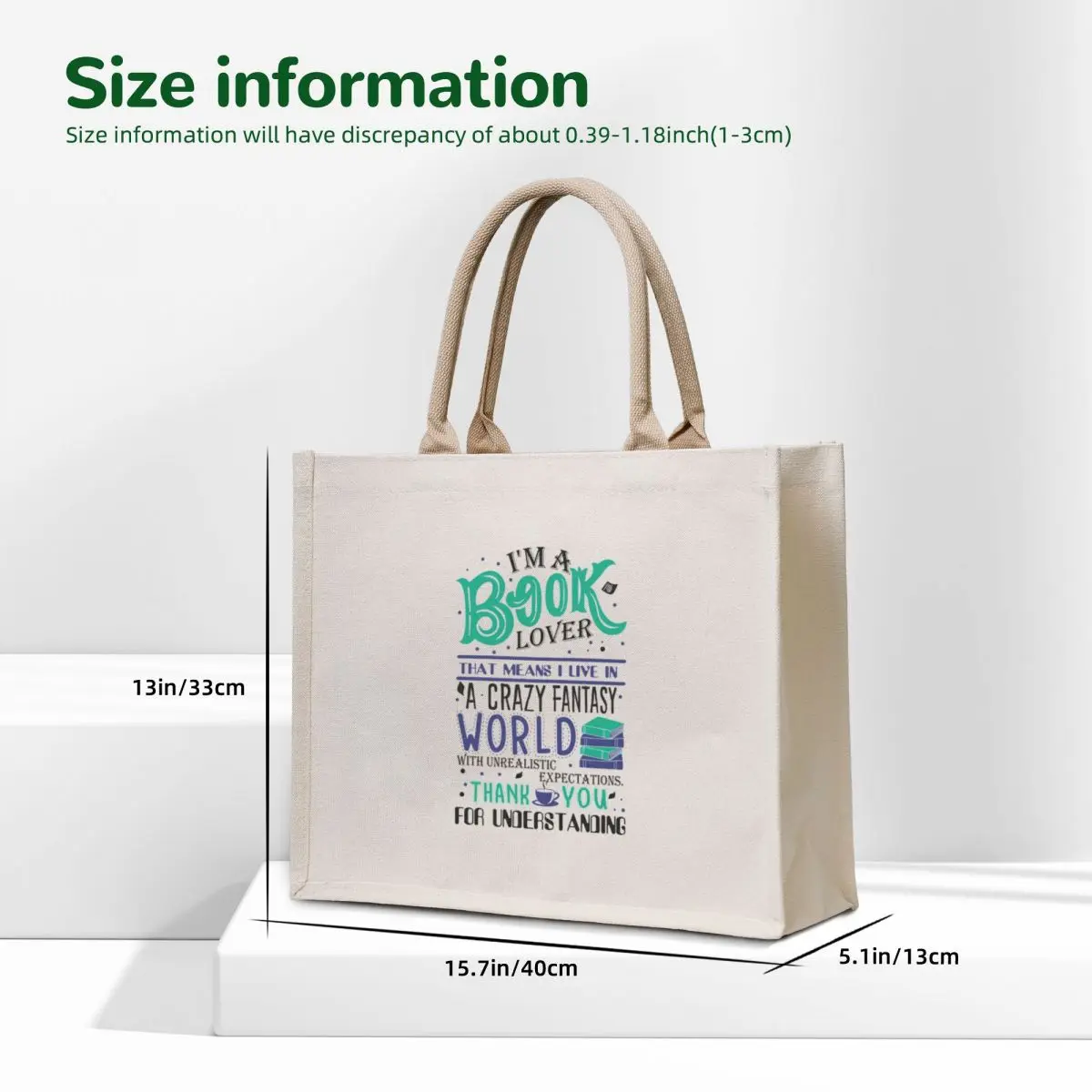 Book Lover Tote Bag reusable shopping bag shopper bags the tote bag Shopper handbag